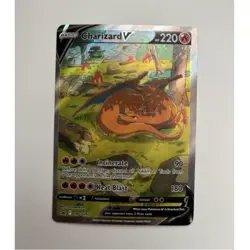 Pokemon Charizard V SWSH260 Sword & Shield Promo Holo English 220HP Card - Image 1