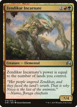 Zendikar Incarnate 2x FOIL ORI MTG Magic Origins Uncommon MINT red green - Image 1