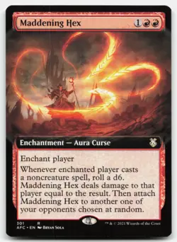 MTG Maddening Hex (Extended Art) R Commander: Adventures in the Forgotten Realms - Image 1