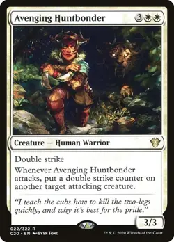 Avenging Huntbonder | MtG Magic Commander 2020 | English | Near Mint-Mint (NM-M) - Image 1