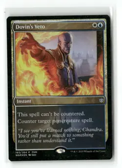 Dovin's Veto 193 Promo FNM Promos Magic: The Gathering Foil Near Mint - Image 1