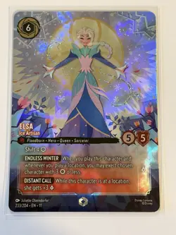 Elsa - Ice Artisan 233/204 Enchanted Disney Lorcana Winterspell - Image 1
