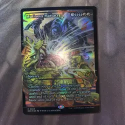 MTG / Mutinous Massacre/ Showcase Foil - EoE / Nm - Image 1