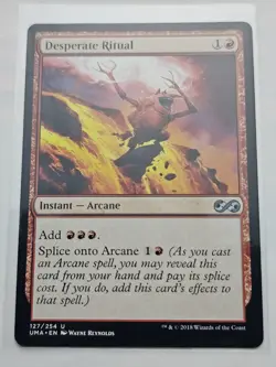 Mtg - Desperate Ritual - Ultimate Masters (UMA) - Uncommon - #127 - NM - Image 1