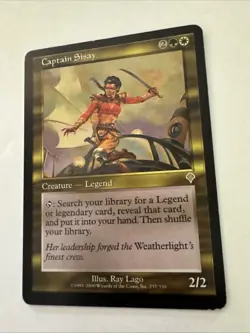 Magic the Gathering #237/350 CAPTAIN SISSAY Invasion Gold Reg Rare - Image 3