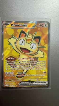 Meowth ex - 107/088 - Ultra Rare - Perfect Order - Pokemon Card - Image 1