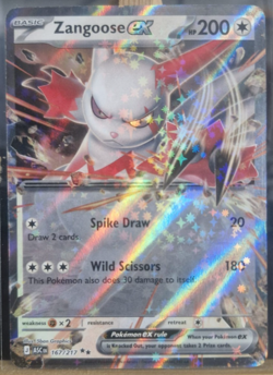 Zangoose EX 167/217 - Ascended Heroes - Pokemon TCG NM/M - Image 1