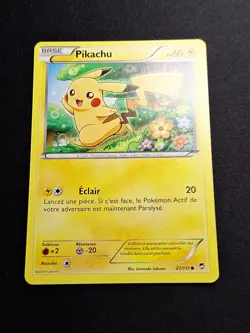EXC NM Pikachu 27/111 XY Poings Furieux Carte Pokemon FR - Image 1