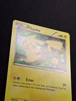 EXC NM Pikachu 27/111 XY Poings Furieux Carte Pokemon FR - Image 2