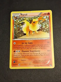 HOLO Carte Pokemon Pyroli Macdo 2/12 Mcdo 2013 Francais - Image 4