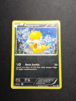 HOLO Baggiguane 10/12 MacDonald's Macdo Mcdo 2013 Carte Pokemon FR - Image 1