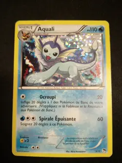 Carte Pokemon Aquali 3/12 Holo Macdonald 2013 - Image 1