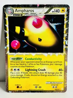 Ampharos (Prime) - 105/123 - Holo Rare - HeartGold SoulSilver - Pokemon - Image 1