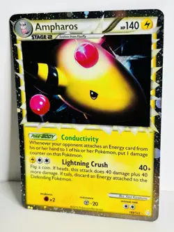 Ampharos (Prime) - 105/123 - Holo Rare - HeartGold SoulSilver - Pokemon - Image 2