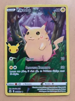 Carte Pokemon Pikachu 005/025 Celebrations 25 ans FR NEUF - Image 1