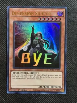 YuGiOh! - Dimension Shifter RA05-EN132 Ultra Rare 1st Edition Near Mint - Image 1