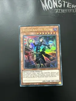 YUGIOH WITCHCRAFTER HAINE ULTRA RARE MAMA-EN022 1ST EDITION - Image 1