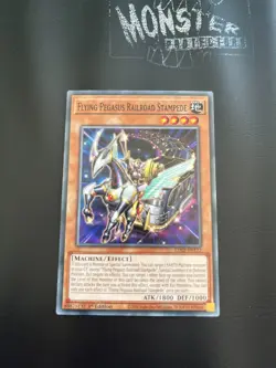 YUGIOH FLYING PEGASUS RAILROAD STAMPEDE COMMON LDS2-EN122 1ST EDITION - Image 1