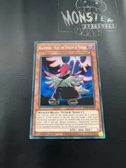 YUGIOH BLACKWING - VAYU THE EMBLEM OF HONOR SECRET RARE BLCR-EN060 1ST EDITION - Image 1