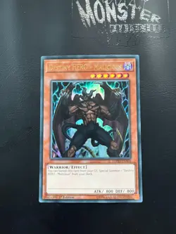 YUGIOH DESTINY HERO - MALICIOUS ULTRA RARE LEHD-ENA04 1ST EDITION - Image 1