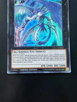 YUGIOH NUMBER 47: NIGHTMARE SHARK SUPER RARE CT11-EN004 LIMITED EDITION - Image 4