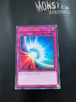 YUGIOH MIRROR FORCE ULTRA RARE LCKC-EN053 1ST EDITION - Image 1