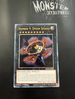 YUGIOH NUMBER 9: DYSON SPHERE RARE MGED-EN089 1ST EDITION - Image 1