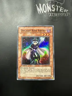 YUGIOH TWILIGHT ROSE KNIGHT SUPER RARE CRMS-EN011 1ST EDITION - Image 1