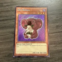 Yugioh Des Koala MZMU-EN062 Secret Rare 1st Edition NM - Image 1