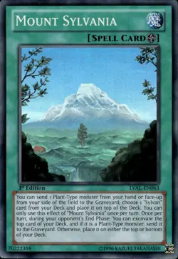 Mount Sylvania - Super Rare 1st Edition LVAL-EN063 - NM - YuGiOh - Image 1