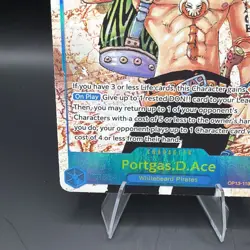 One Piece TCG Portgas D. Ace OP13‑119 Alt Art SEC Carrying on His Will - Image 5