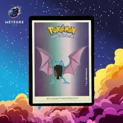 Carte Pokemon Nosferalto / Golbat 42 Sticker Dunkin Boomer - Image 1