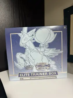 2021 Pokemon TCG Sword & Shield Chilling Reign Elite Trainer Box ETB Sealed New - Image 1