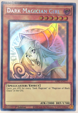YuGiOh 2nd Haunting Card GFP2-EN177 Dark Magician Girl (Ghost Rare) - Image 1