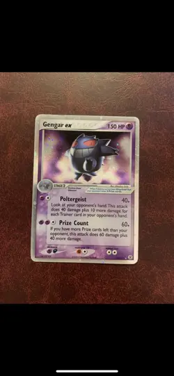 Pokemon Gengar ex EX FireRed & LeafGreen Holo Rare EX 108/112 150 HP Vintage - Image 1