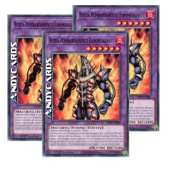 BESTIA BOMBARDAMENTO FIAMMEGGIANTE 3x • Comune • MP25 IT406 • 1Ed • Yugioh! - Image 1