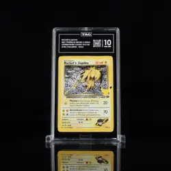2021 POKEMON CELEBRATIONS CLASSIC COLL #15 ROCKET'S ZAPDOS-HOLO TAG 10 - Image 1