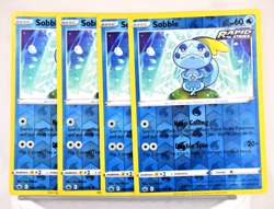 Pokemon TCG Chilling Reign Sobble 041/198 Common Reverse Holo x4 Playset - Image 1