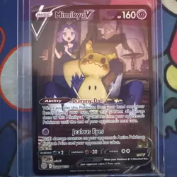 Pokemon Mimikyu V Ultra Rare Holo Brilliant Stars TG16/TG30 Trainer Gallery - Image 1