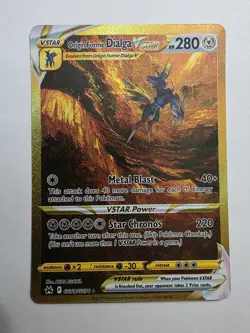 Pokemon Origin Forme Dialga VSTAR GG68/GG70 Crown Zenith Secret Rare Holo 280hp - Image 1