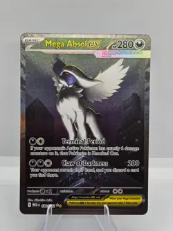 Mega Absol ex 180/132 Special Illustration Rare Mega Evolution Pokemon NM - Image 1