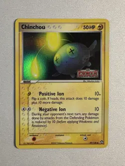 Pokemon TCG - Chinchou (49/108) EX Power Keepers Stamped - Holo Rare - NM - Image 1