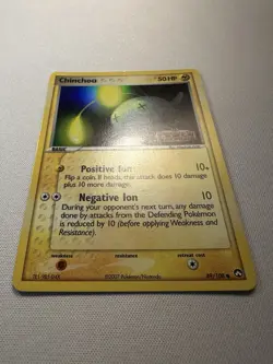 Pokemon TCG - Chinchou (49/108) EX Power Keepers Stamped - Holo Rare - NM - Image 3