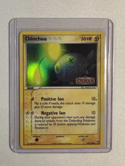 Pokemon TCG - Chinchou (49/108) EX Power Keepers Stamped - Holo Rare - NM - Image 5