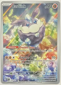 Pokemon TCG - Carbink 242/217 Ascended Heroes Illustration Rare NM - Image 1