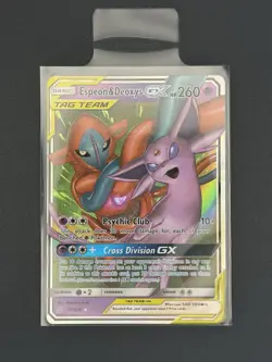Pokemon Espeon & Deoxys GX 72/236 SM-Unified Minds Tag Team - NEAR MINT! - Image 1