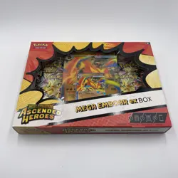 Pokemon TCG: Mega Evolution Ascended Heroes Mega Emboar ex Box - NEW - Image 1