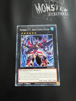 YUGIOH NUMBER C73: ABYSS SUPRA SPLASH COMMON DLCS-EN043 1ST EDITION - Image 1
