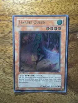 Yugioh Harpie Queen - FOTB-EN020 - 1st Edition - Ultimate Rare NM - SEE IMAGES - Image 1