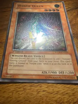 Yugioh Harpie Queen - FOTB-EN020 - 1st Edition - Ultimate Rare NM - SEE IMAGES - Image 2